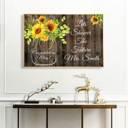 English Sentence - Full Round Drill Diamond Painting 50*40CM