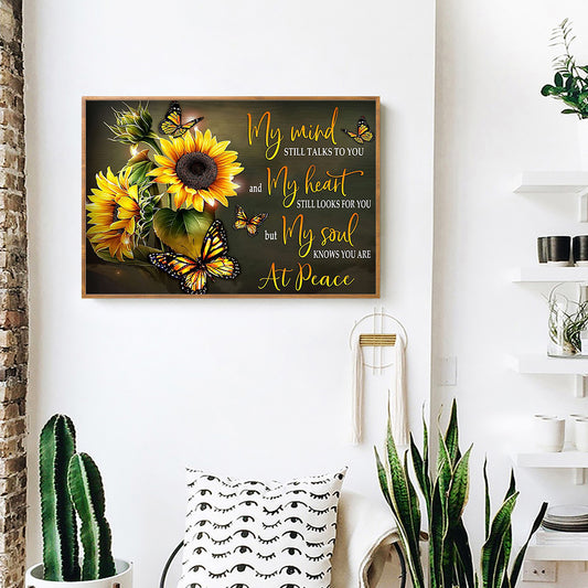 English Sentence - Full Round Drill Diamond Painting 50*40CM