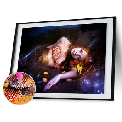 Mermaid - Full Round Drill Diamond Painting 40*30CM