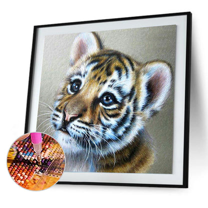 Tiger - Full Round Drill Diamond Painting 30*30CM