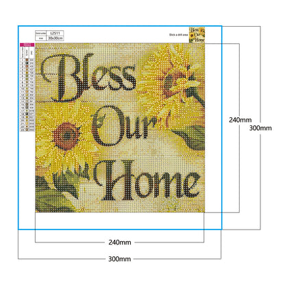 Sunflower - Full Round Drill Diamond Painting 30*30CM