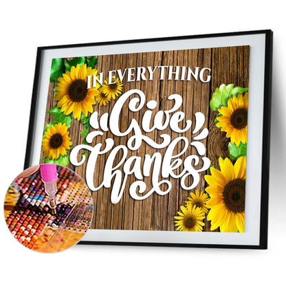 Flower - Full Round Drill Diamond Painting 40*30CM