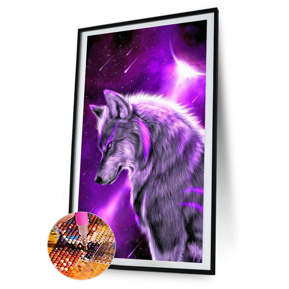 Wolf - Full Square Drill Diamond Painting 45*80CM