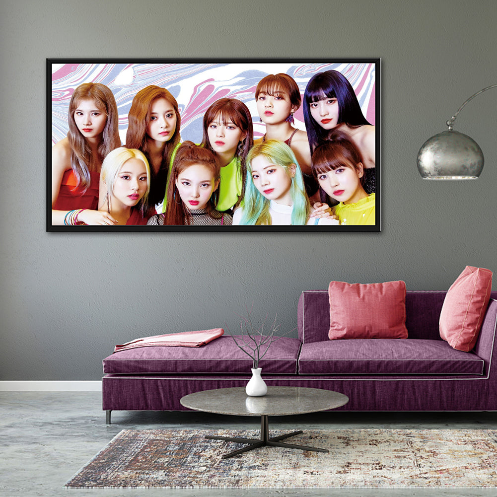 Twice Group - Full Round Drill Diamond Painting 80*40CM