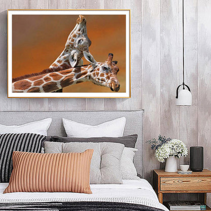 Giraffe - Full Round Drill Diamond Painting 30*40CM