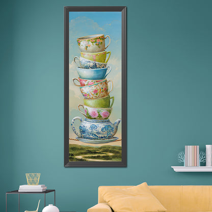 Cup Kitchenware - Full Round Drill Diamond Painting 90*30CM