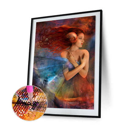 Women - Full Round Drill Diamond Painting 30*40CM