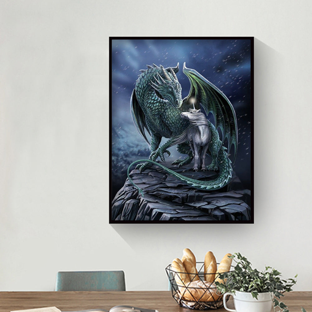 Dragon - Full Round Drill Diamond Painting 40*60CM