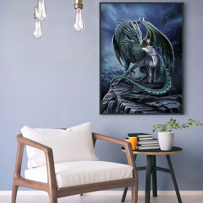 Dragon - Full Round Drill Diamond Painting 40*60CM