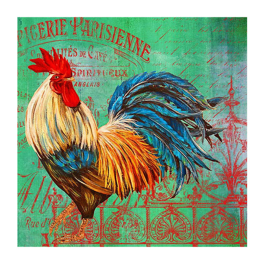 Chickens - Full Round Drill Diamond Painting 30*30CM