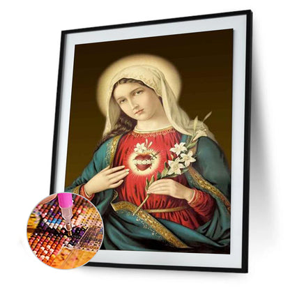 Virgin - Full Round Drill Diamond Painting 30*40CM