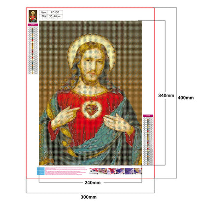 Priest - Full Round Drill Diamond Painting 30*40CM