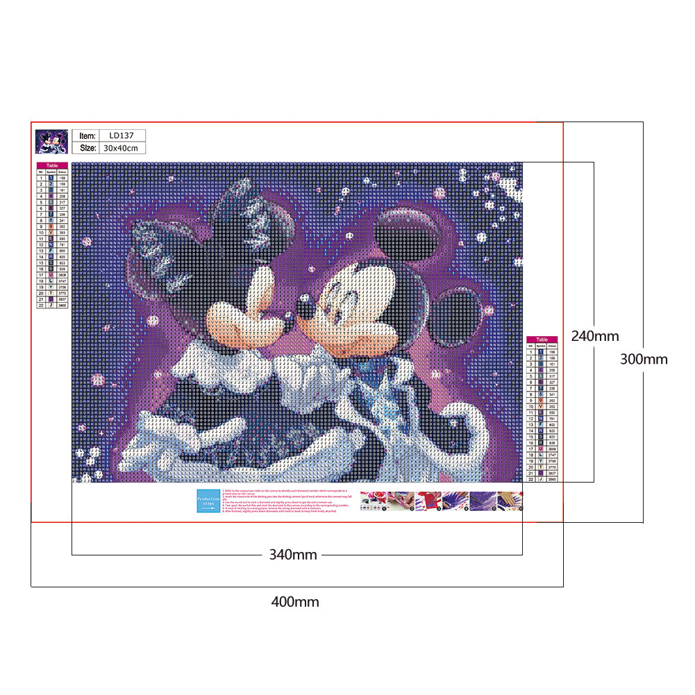 Mouse - Full Round Drill Diamond Painting 30*40CM