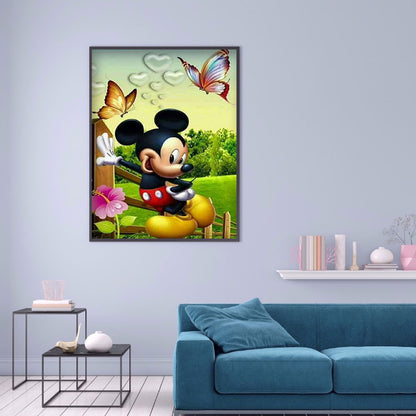 Mickey Mouse - Full Round Drill Diamond Painting 30*40CM
