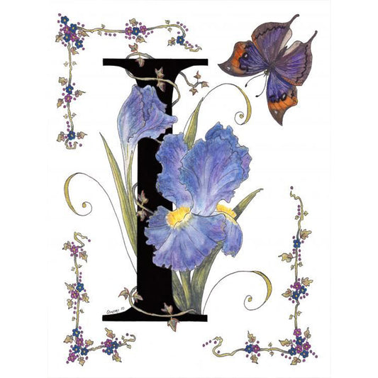 Flower - Full Round Drill Diamond Painting 30*40CM