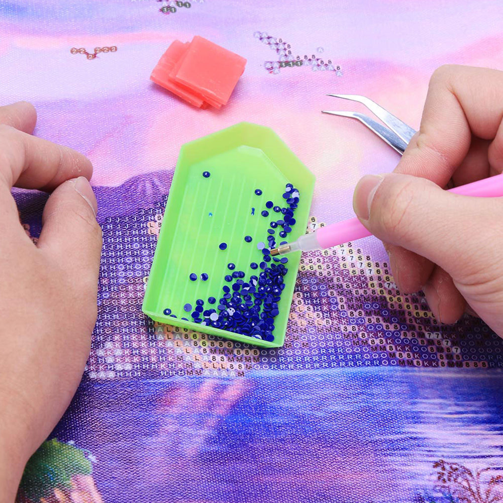 Diamond Painting Accessories Kits Roller Pen Tray Tweezer for DIY Art Craft