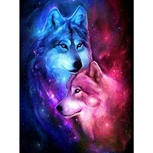 Wolf - Full Round Drill Diamond Painting 30*40CM