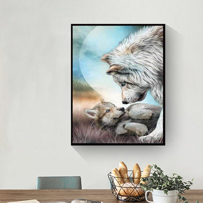 Wolf - Full Round Drill Diamond Painting 30*40CM