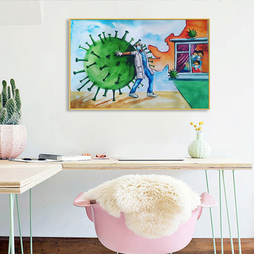 Doctors - Full Round Drill Diamond Painting 40*30CM