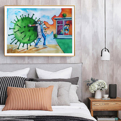 Doctors - Full Round Drill Diamond Painting 40*30CM