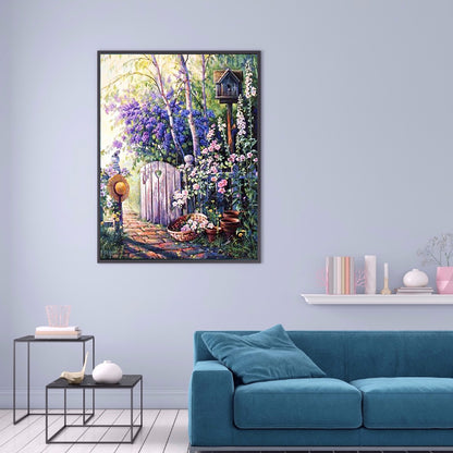 Garden - Full Round Drill Diamond Painting 30*40CM