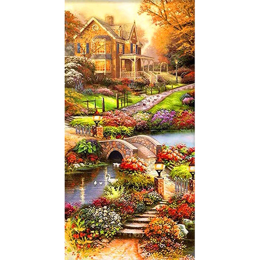 Garden - Full Square Drill Diamond Painting 45*85CM