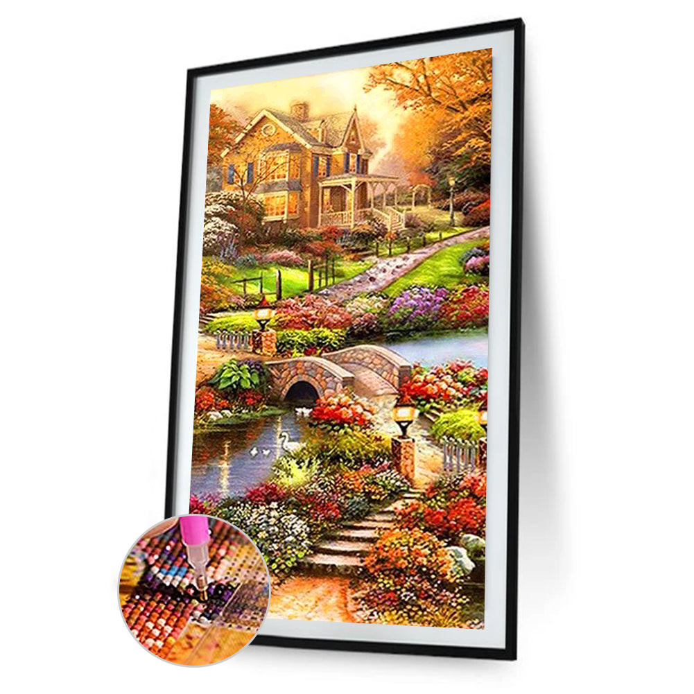 Garden - Full Square Drill Diamond Painting 45*85CM