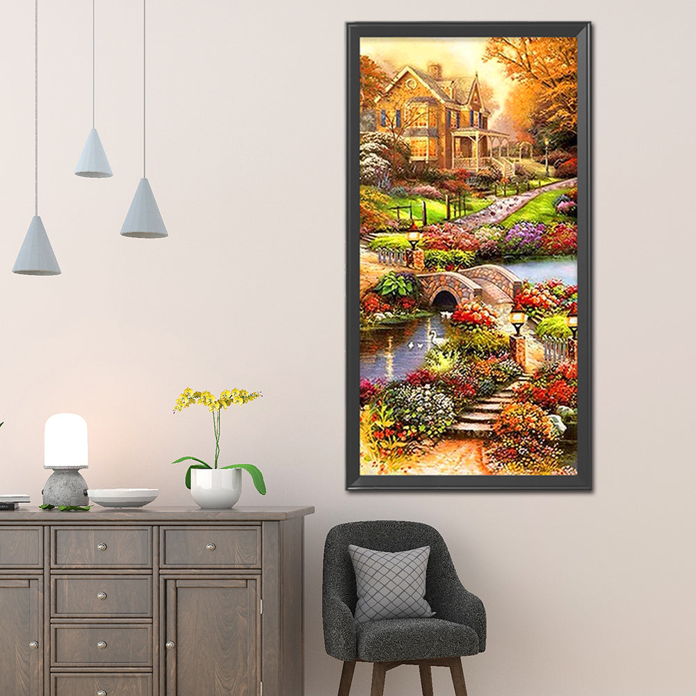 Garden - Full Square Drill Diamond Painting 45*85CM