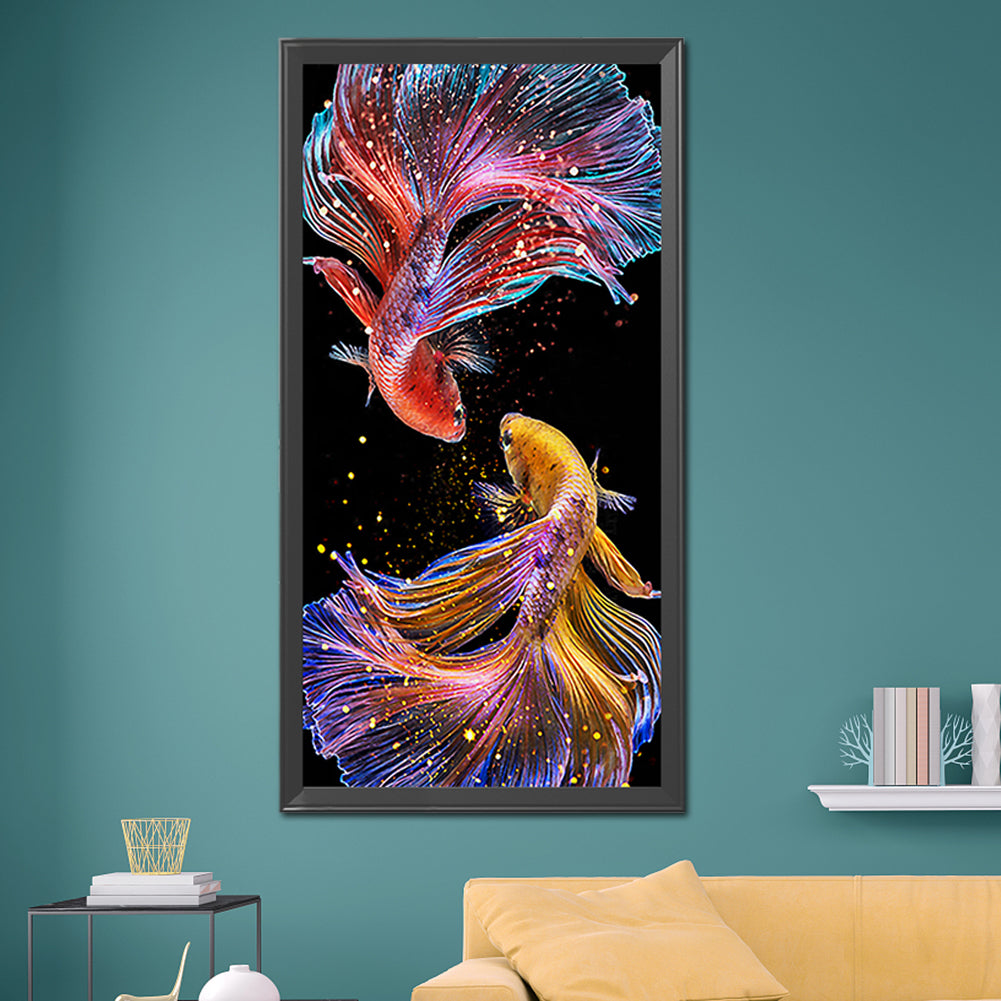 Carp - Full Square Drill Diamond Painting 45*85CM