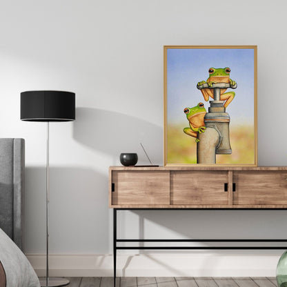 Toad - Full Round Drill Diamond Painting 30*40CM