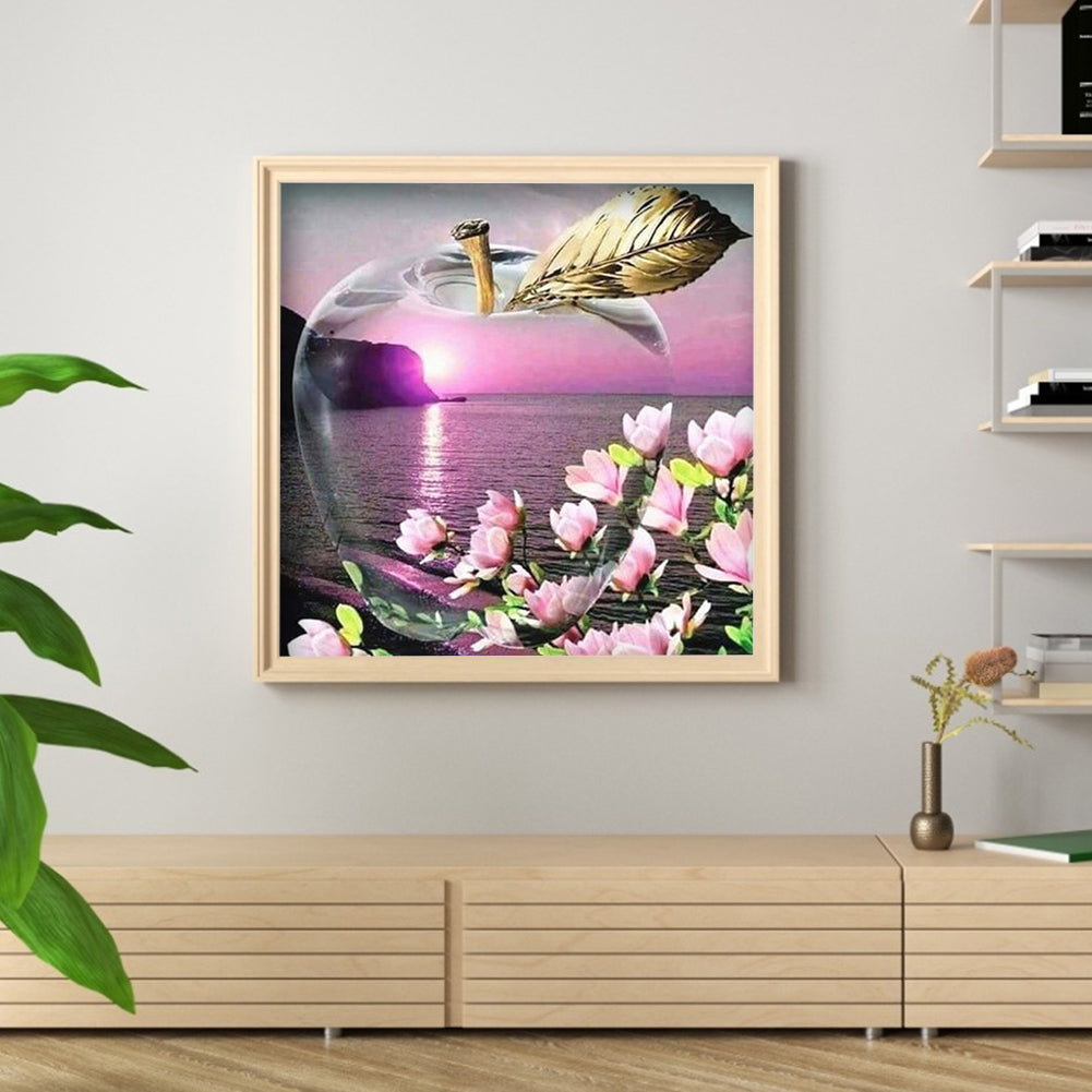 Crystal Apple - Full Round Drill Diamond Painting 30*30CM