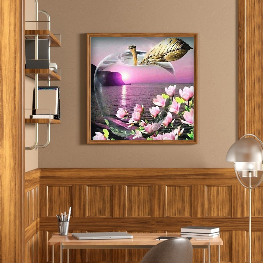 Crystal Apple - Full Round Drill Diamond Painting 30*30CM