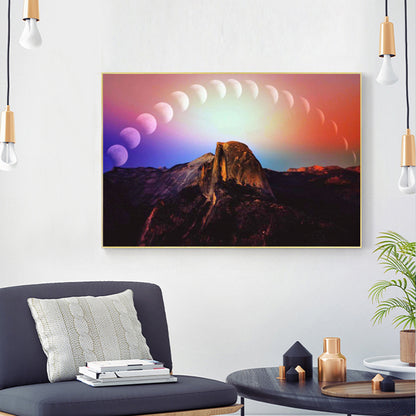 Sunrise Landscape - Full Round Drill Diamond Painting 30*40CM