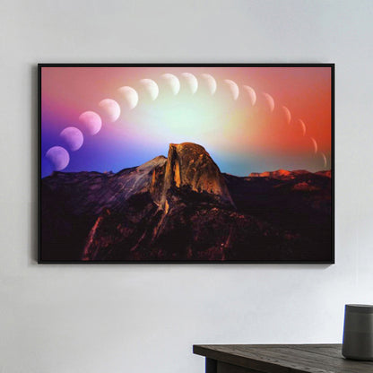 Sunrise Landscape - Full Round Drill Diamond Painting 30*40CM