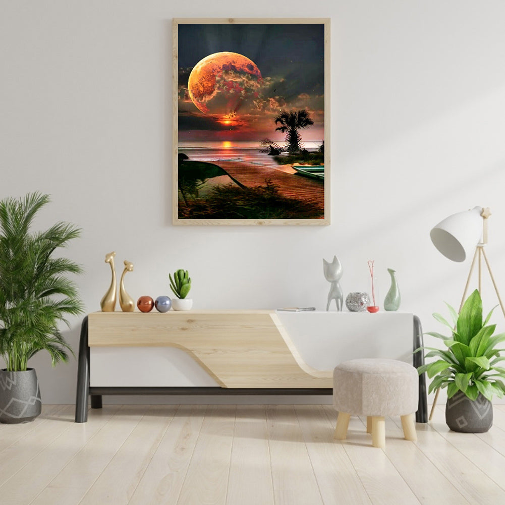 Sunrise - Full Round Drill Diamond Painting 30*40CM