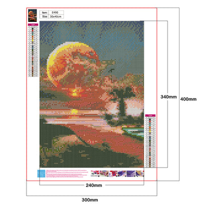 Sunrise - Full Round Drill Diamond Painting 30*40CM