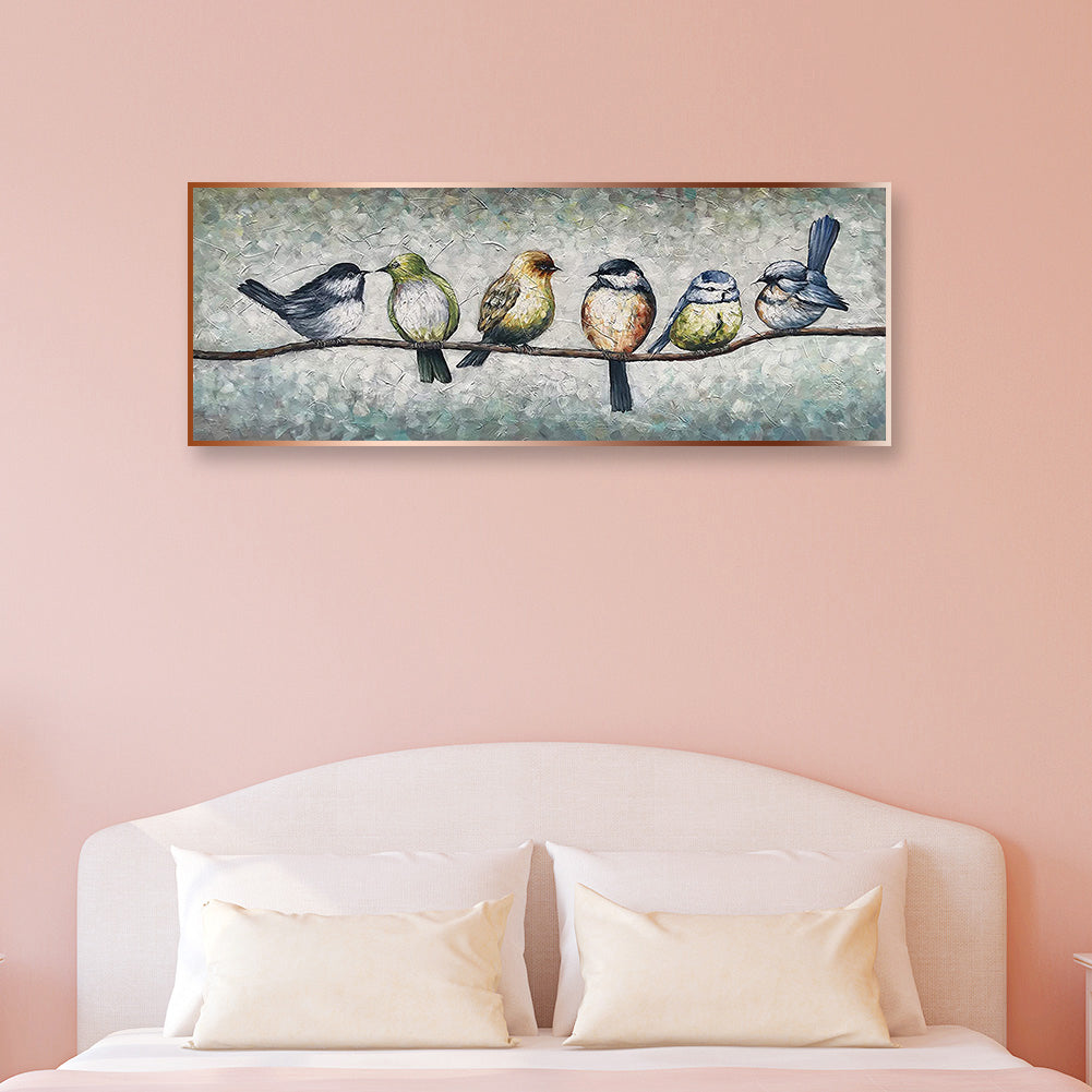 Sunset Bird - Full Round Drill Diamond Painting 80*30CM