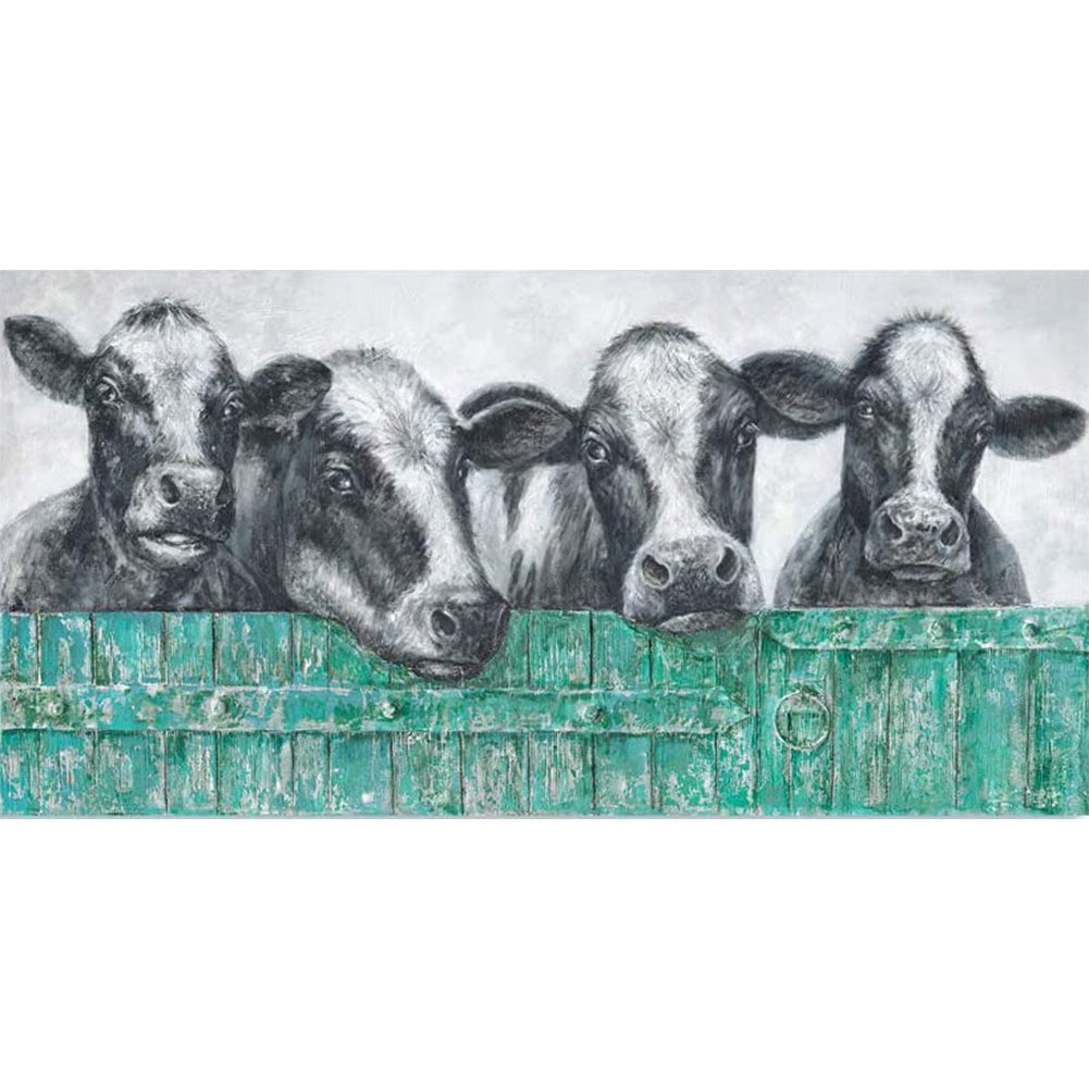 Cattle - Full Round Drill Diamond Painting 80*40CM