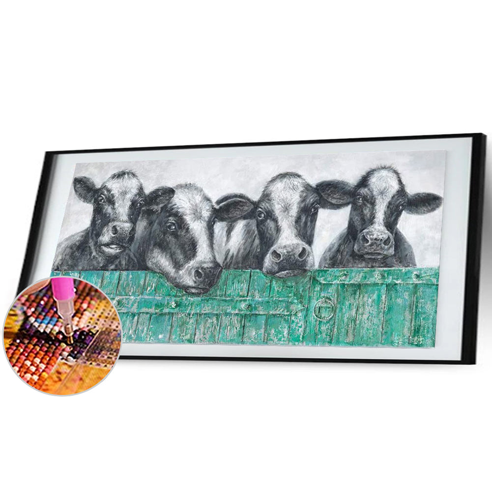 Cattle - Full Round Drill Diamond Painting 80*40CM