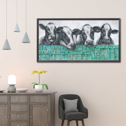 Cattle - Full Round Drill Diamond Painting 80*40CM