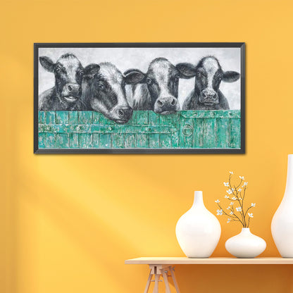 Cattle - Full Round Drill Diamond Painting 80*40CM