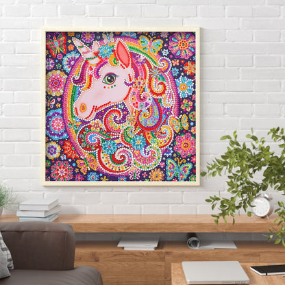 Unicorn - Special Shaped Drill Diamond Painting 30*30CM