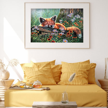 Fox - Full Round Drill Diamond Painting 40*30CM