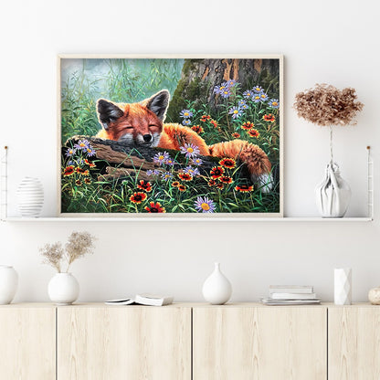 Fox - Full Round Drill Diamond Painting 40*30CM