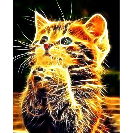 Cat - Full Square Drill Diamond Painting 40*50CM