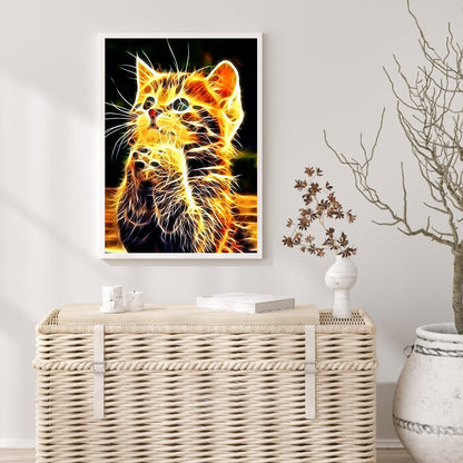 Cat - Full Square Drill Diamond Painting 40*50CM