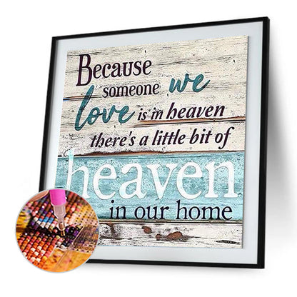 Letter - Full Round Drill Diamond Painting 30*30CM