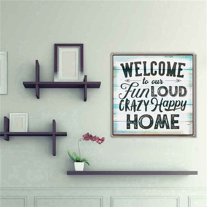 Letter - Full Round Drill Diamond Painting 30*30CM