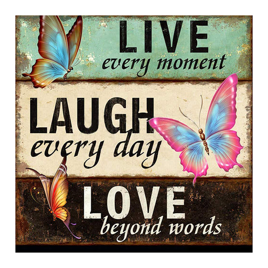 Letter - Full Round Drill Diamond Painting 30*30CM