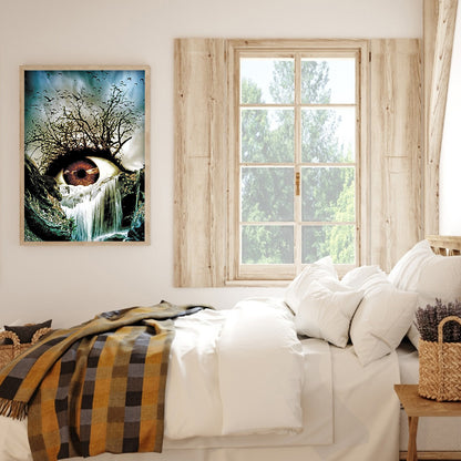 Waterfall Eye - Full Round Drill Diamond Painting 30*40CM